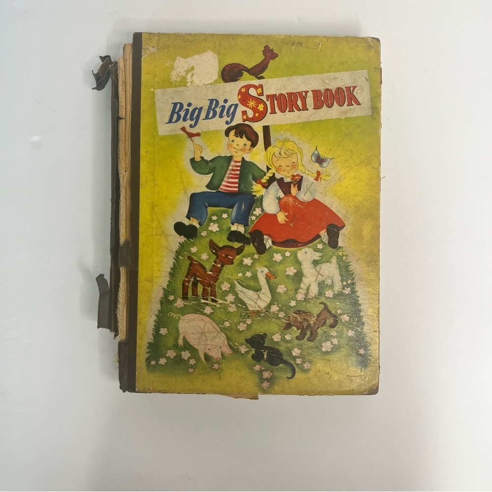 big big story book hard cover 1938 whitman publishing collect‎ crafts repurpose